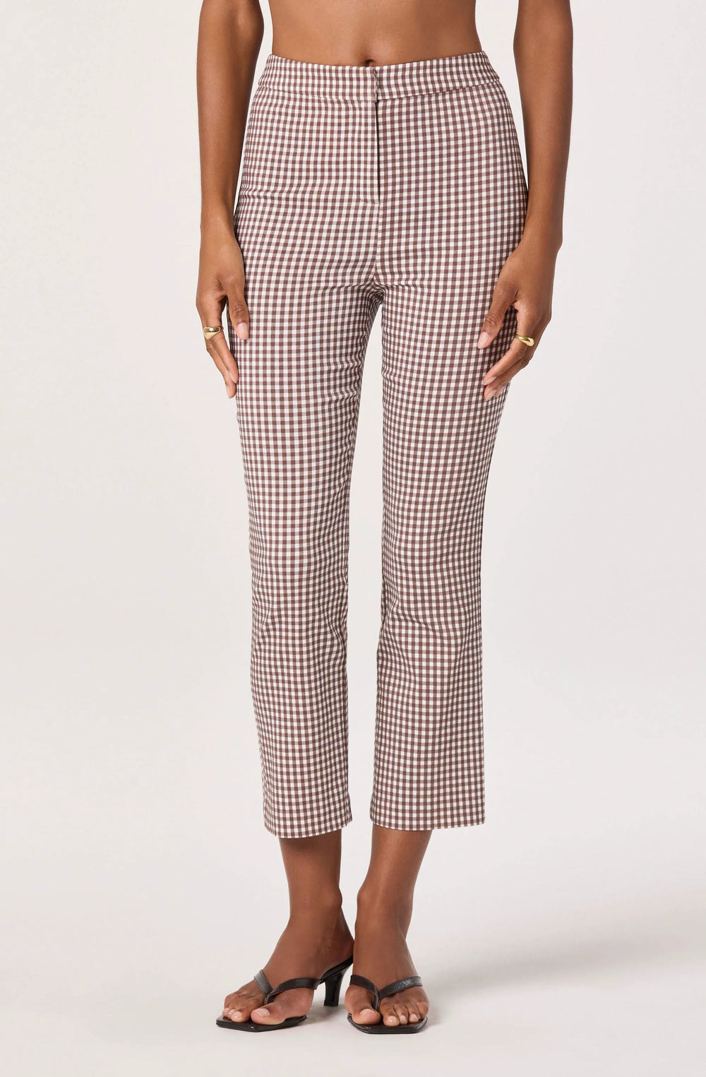 Brown gingham