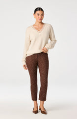 Brown polka dot