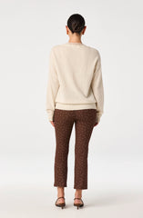 Brown polka dot