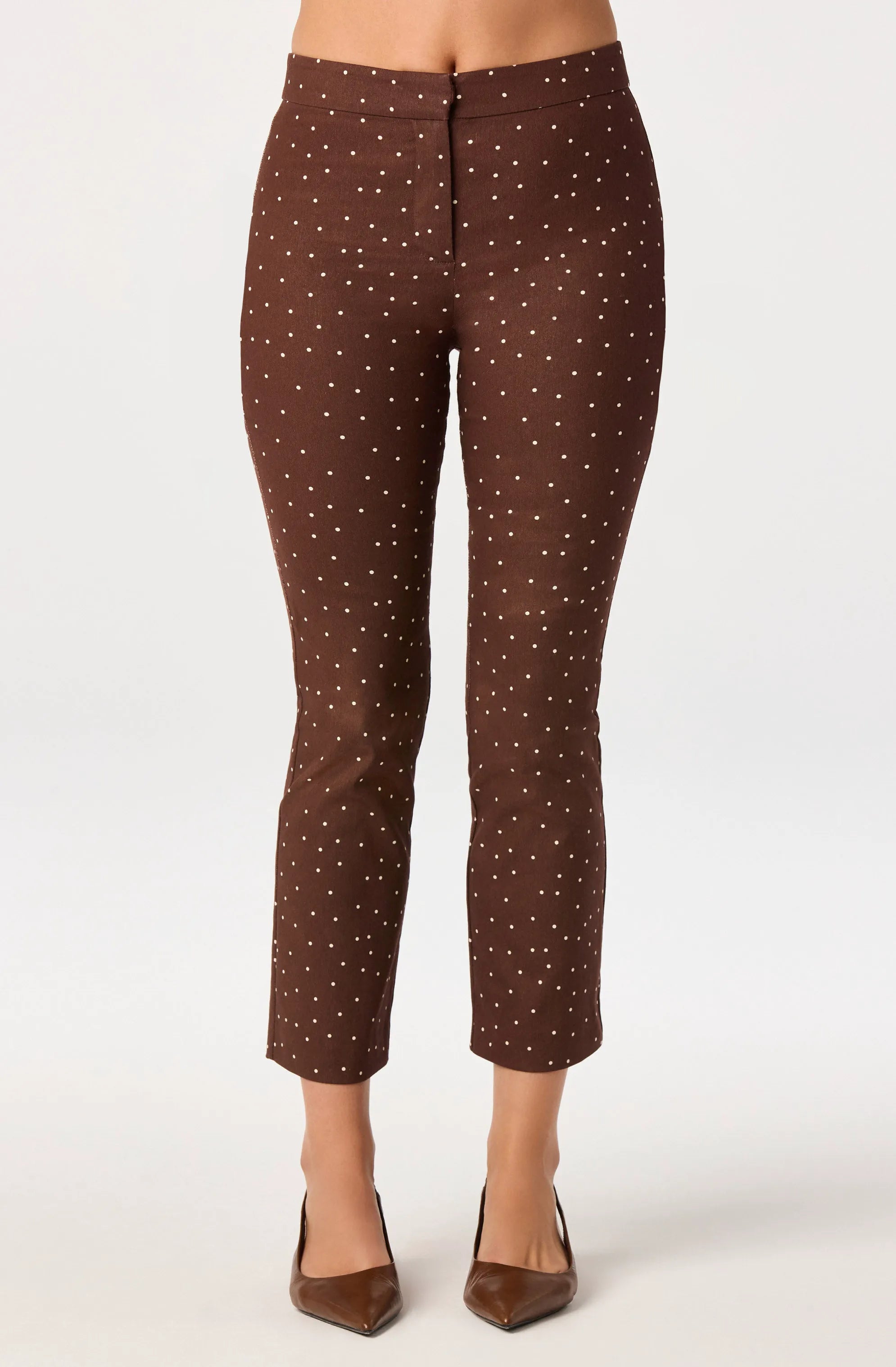 Brown polka dot