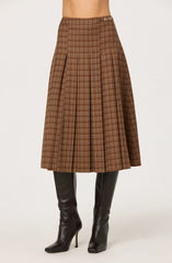 Brown plaid