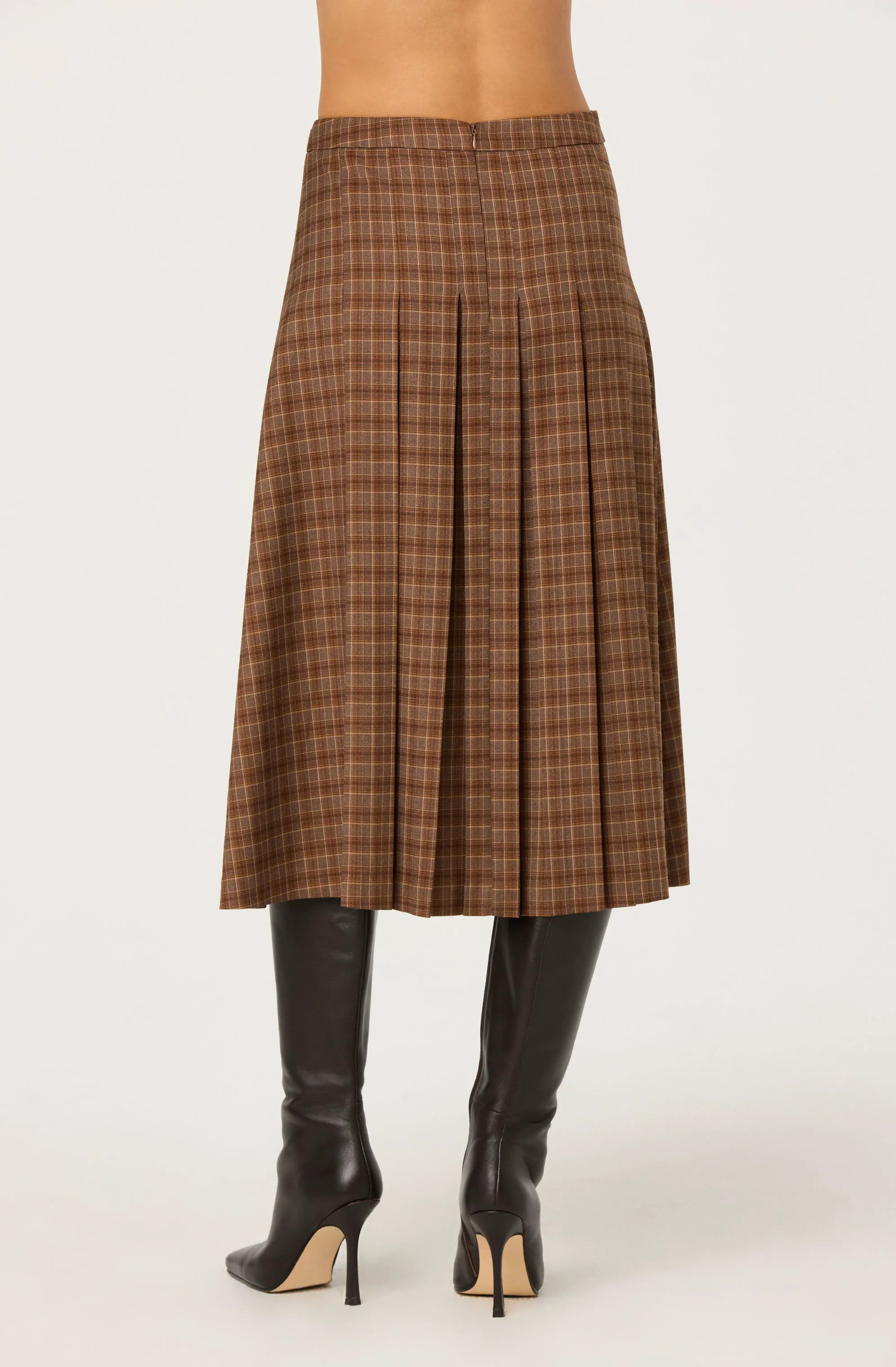 Brown plaid