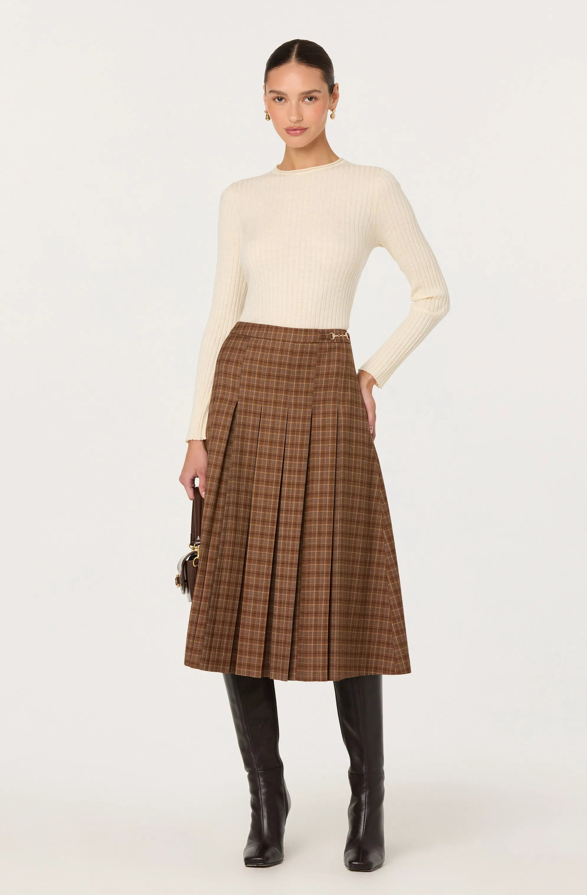 Brown plaid