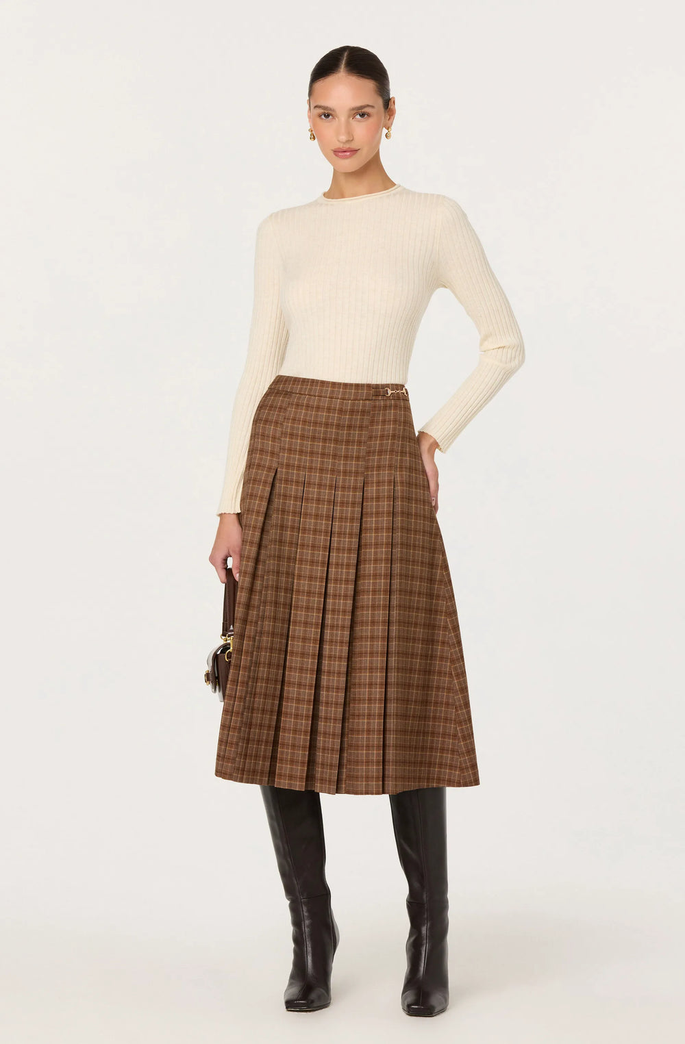 Brown plaid