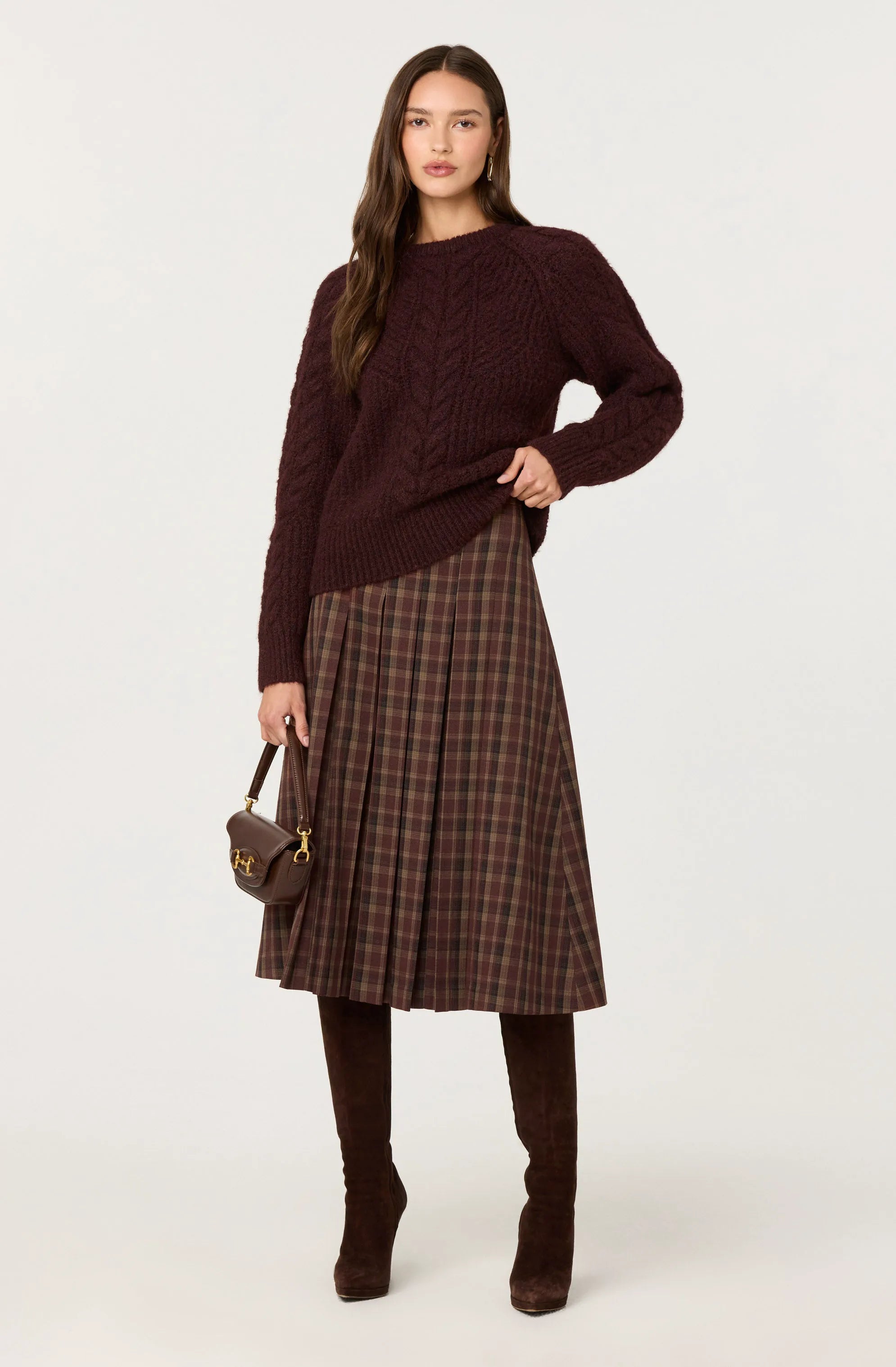 Wine plaid