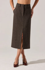 Brown plaid