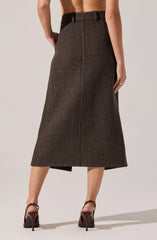 Brown plaid