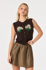 Brown floral