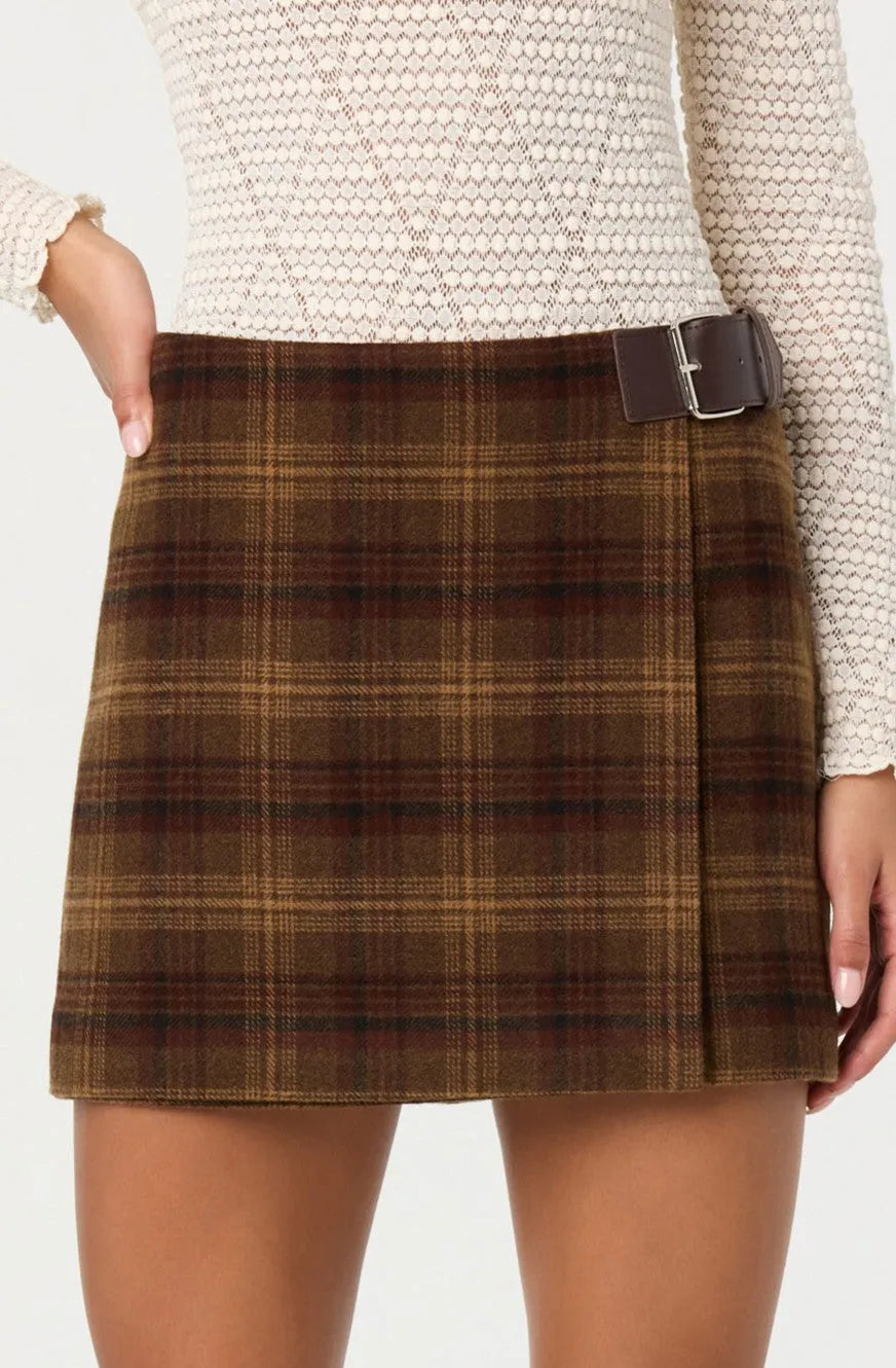 Brown plaid