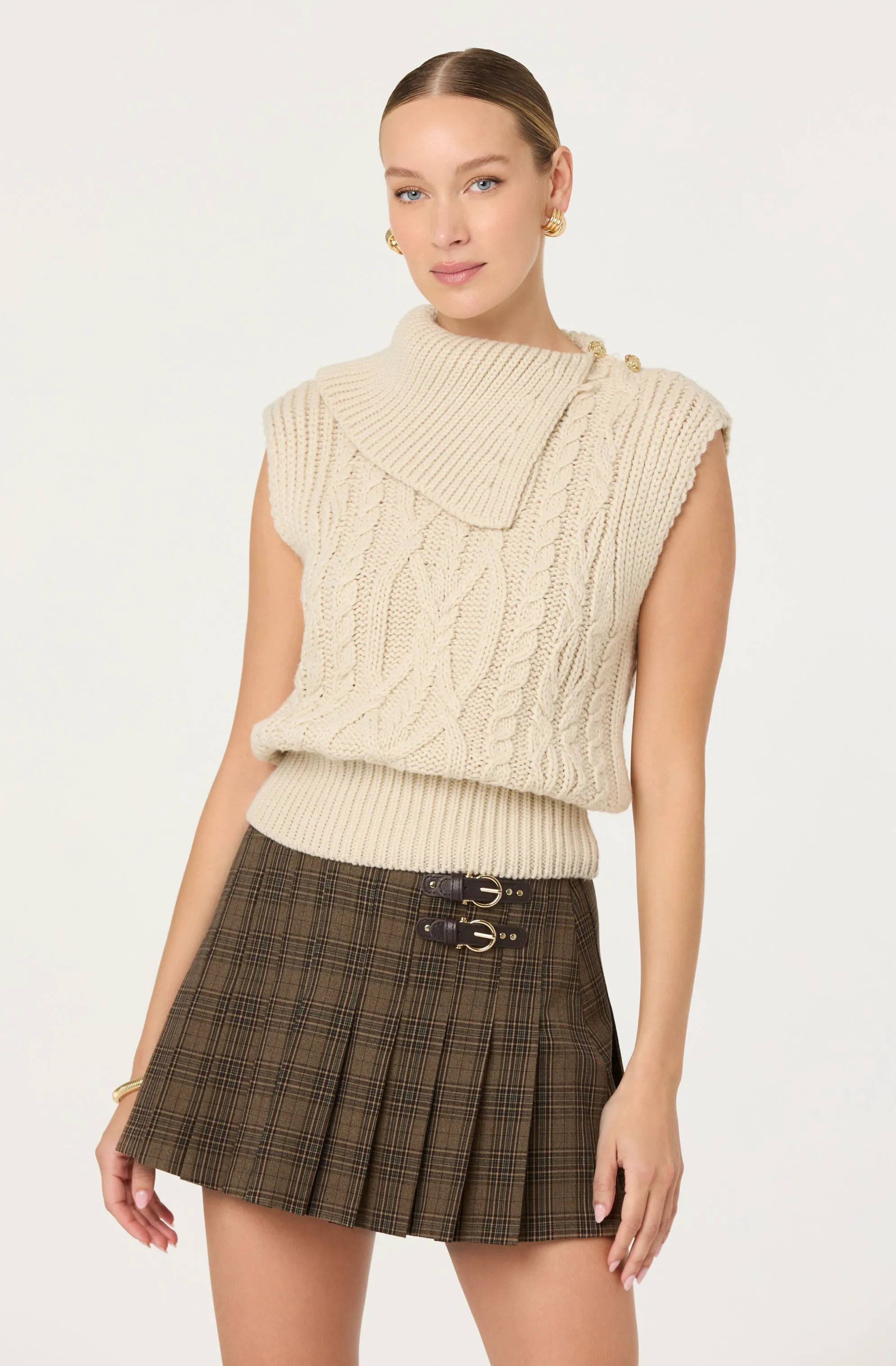 Brown plaid