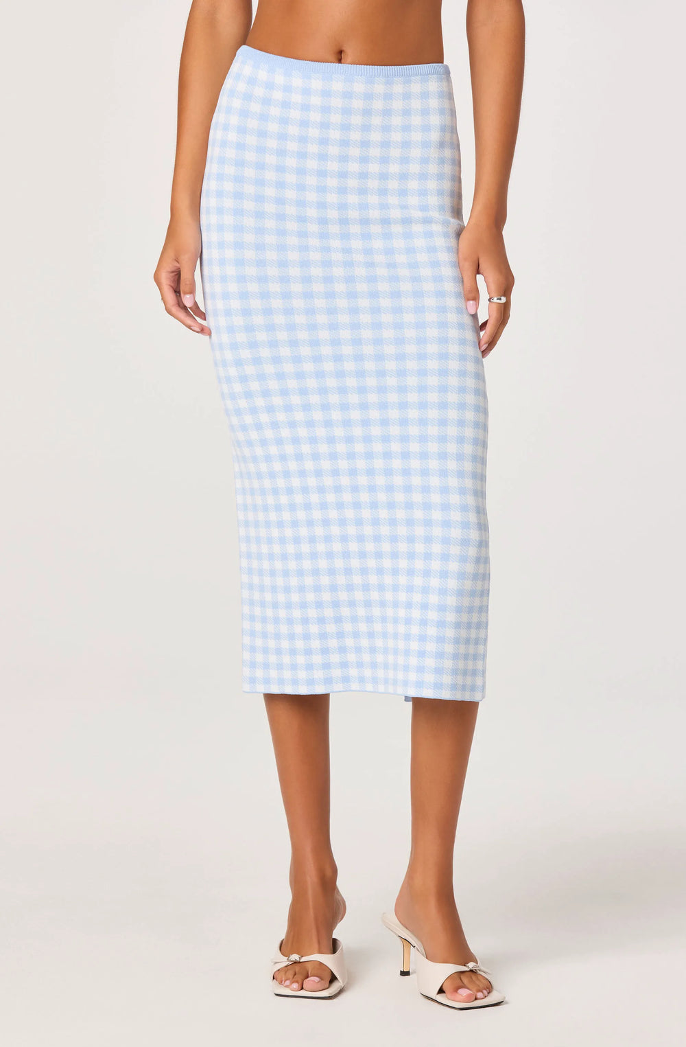 Blue gingham