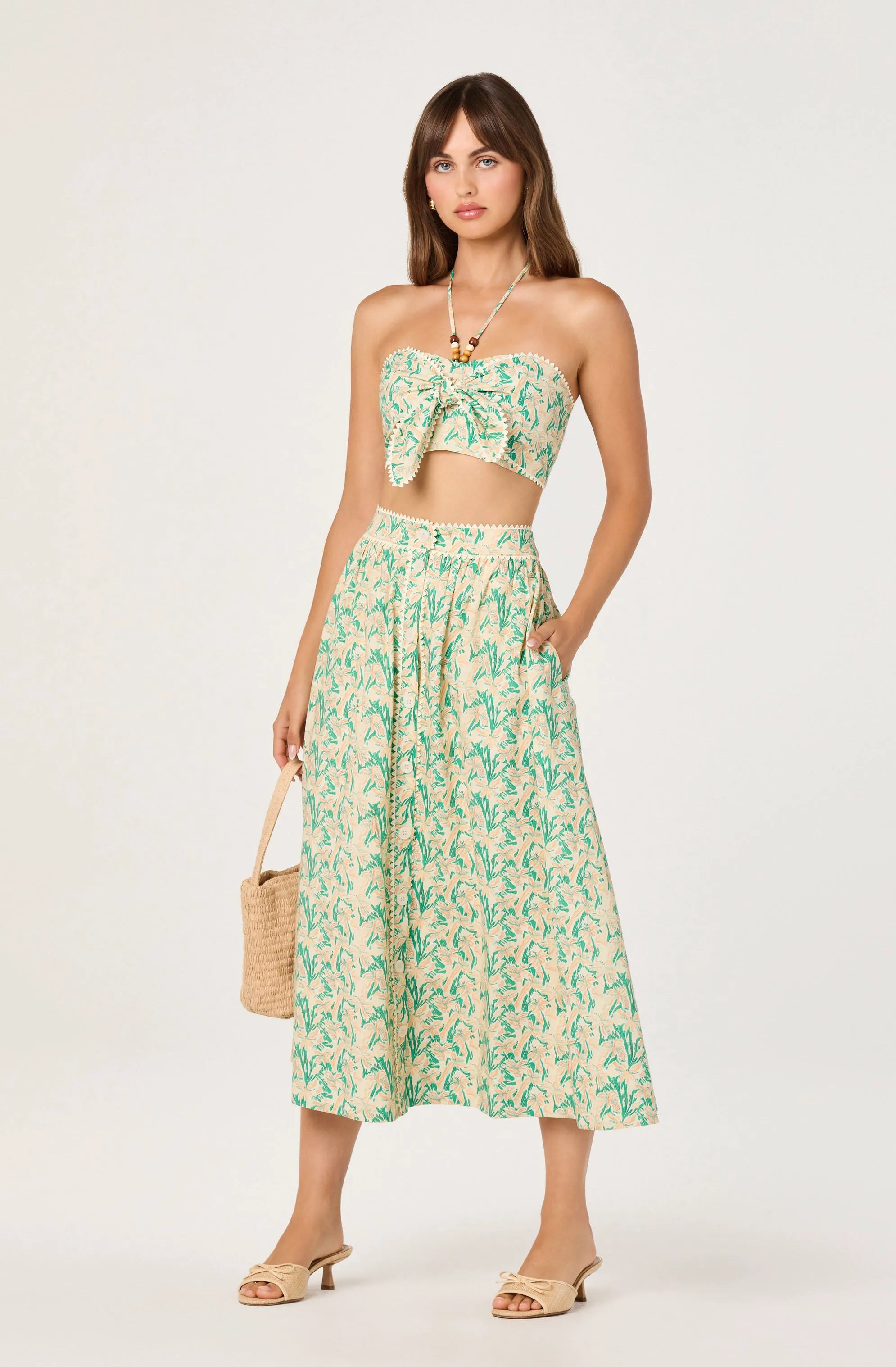 Green pink multi