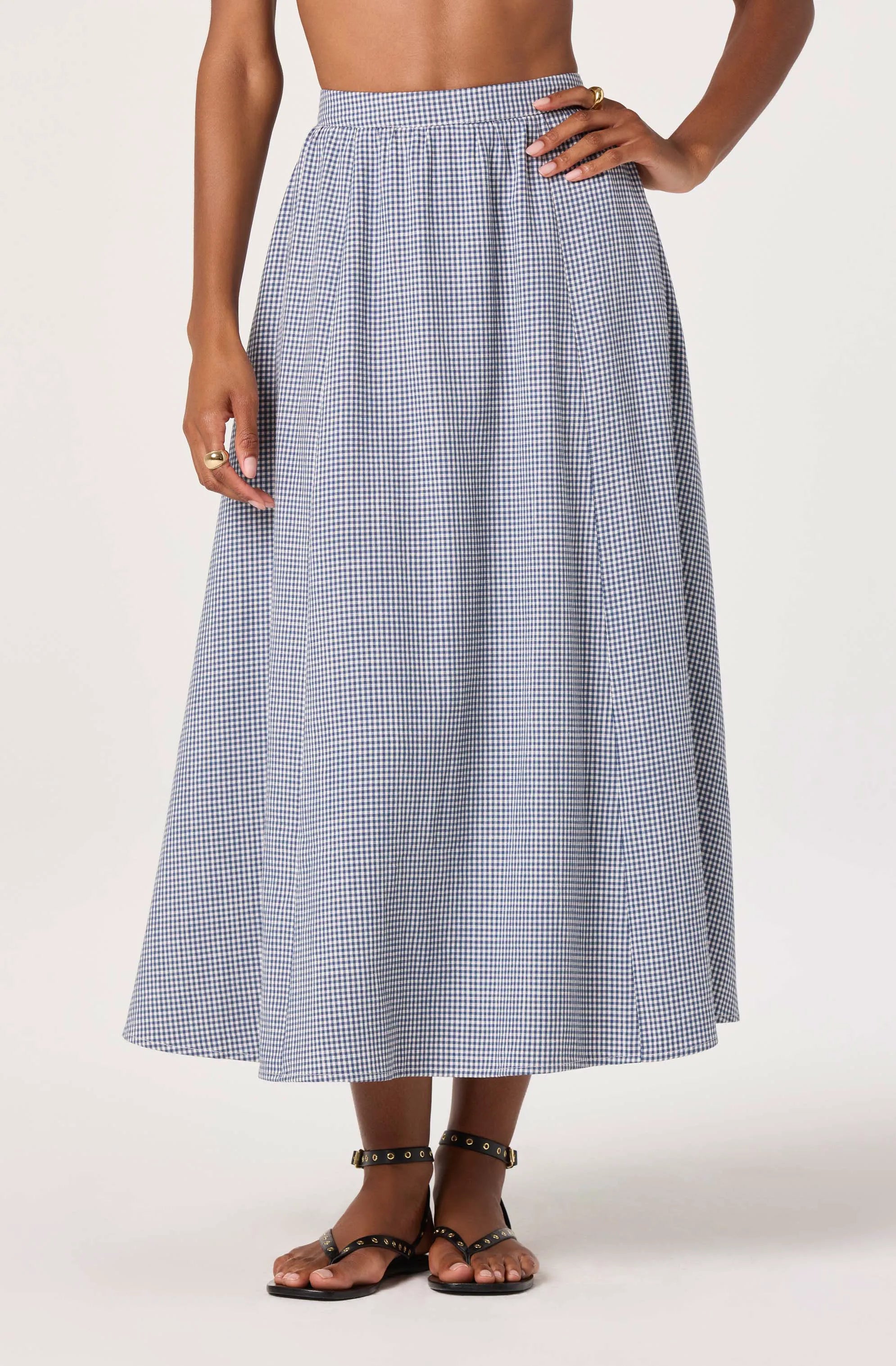 Blue gingham
