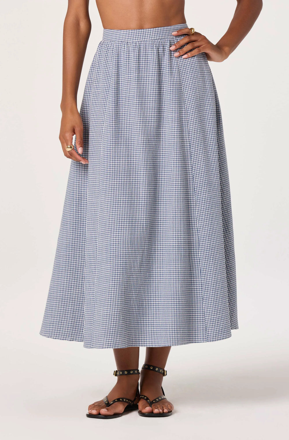 Blue gingham