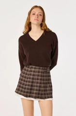 Burgundy plaid