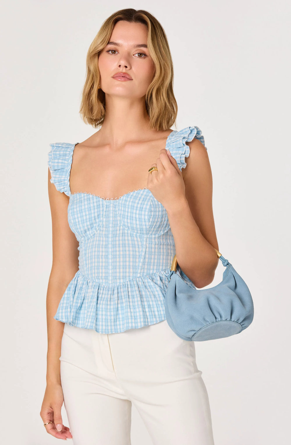 Blue plaid