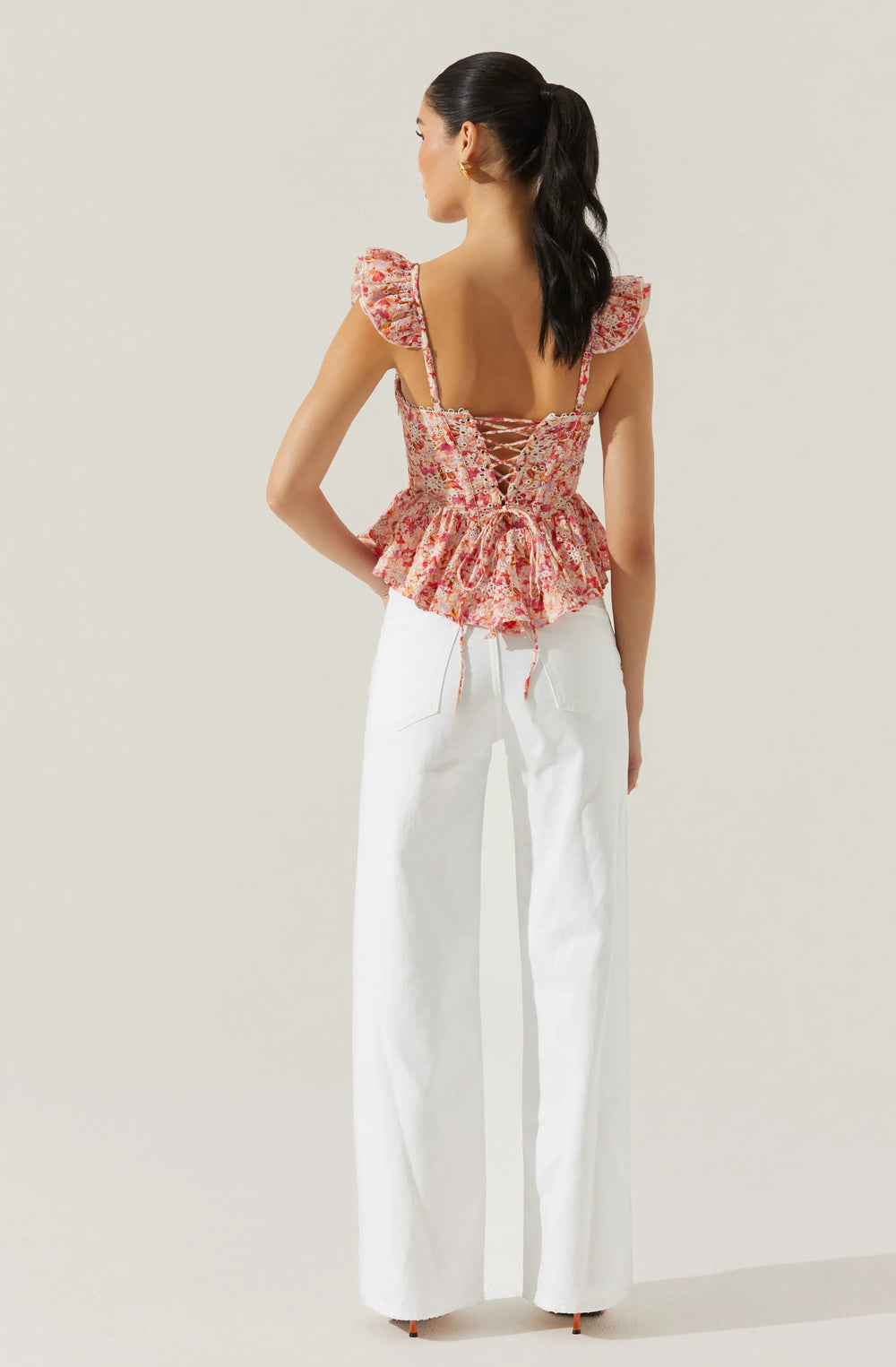 Pink multi floral