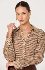 Brown plaid