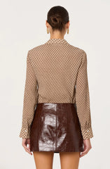 Brown plaid