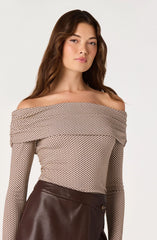 Brown gingham