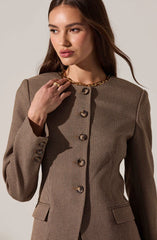 Brown houndstooth
