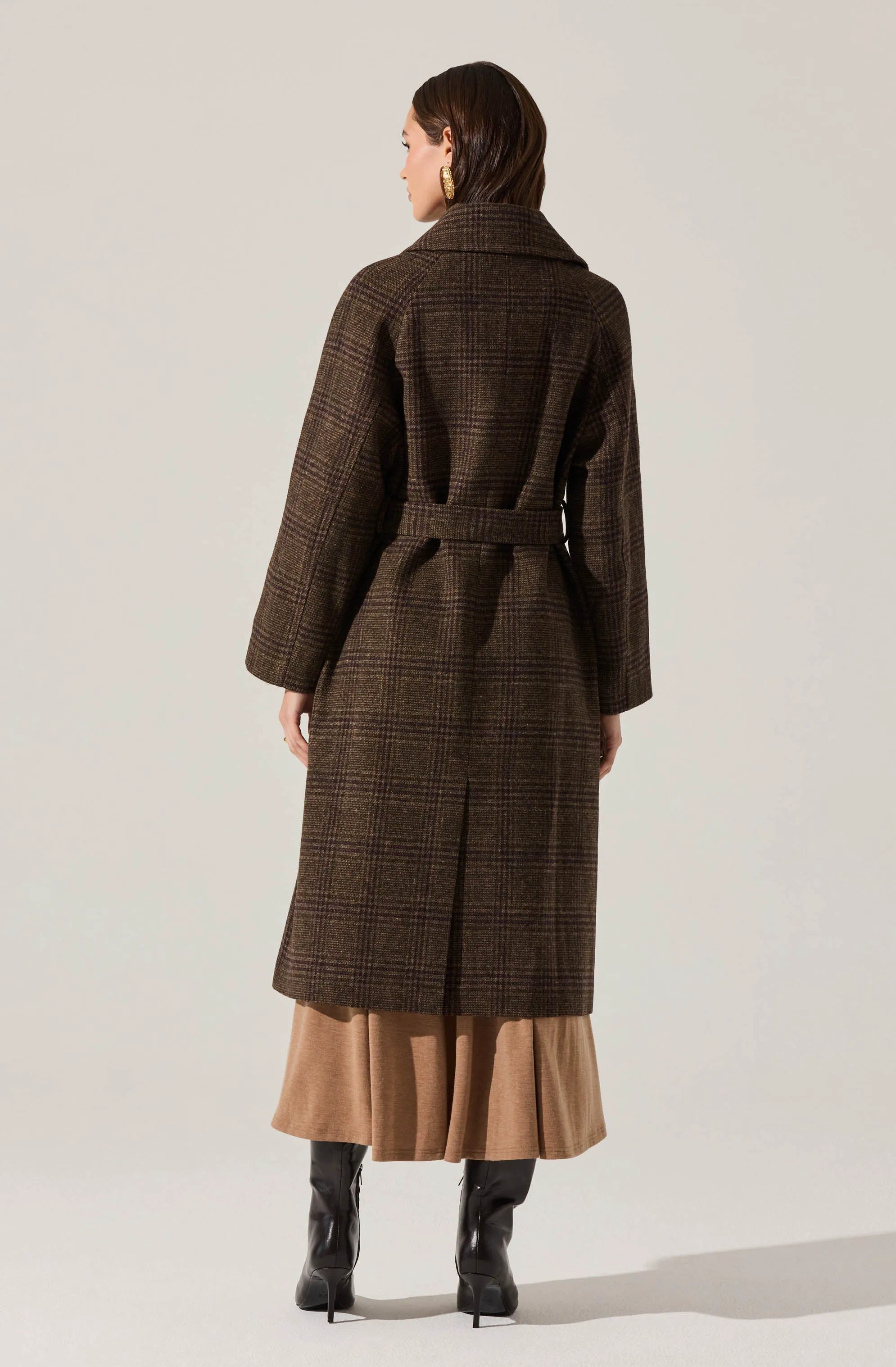 Brown plaid