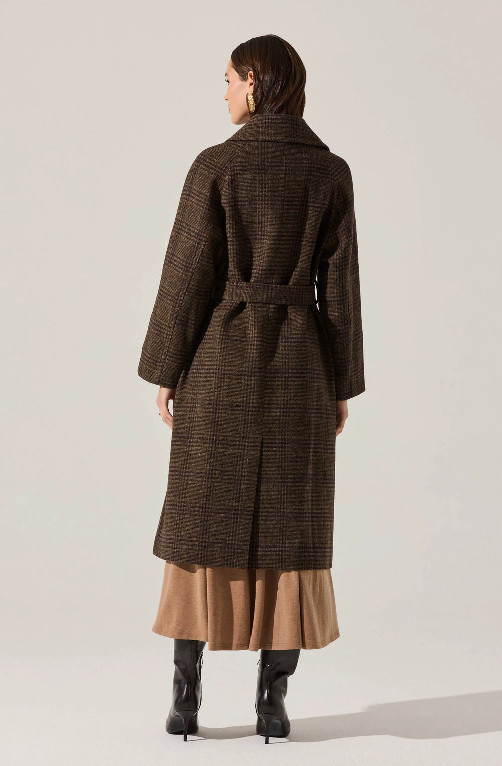 Brown plaid