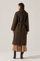Brown plaid