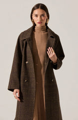 Brown plaid