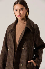 Brown plaid