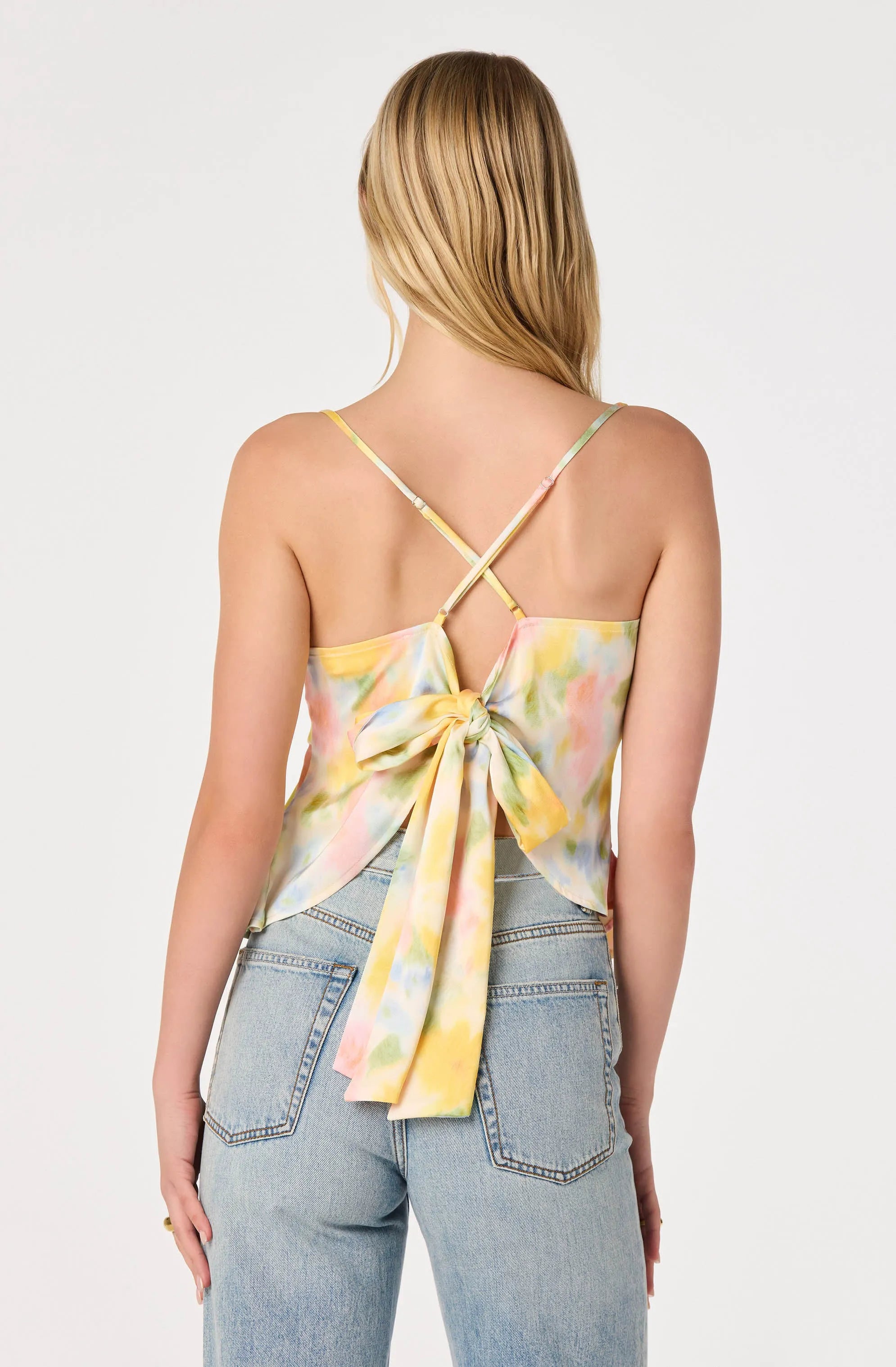 Pink yellow floral