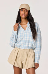 Blue plaid