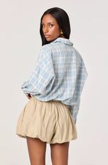 Blue plaid