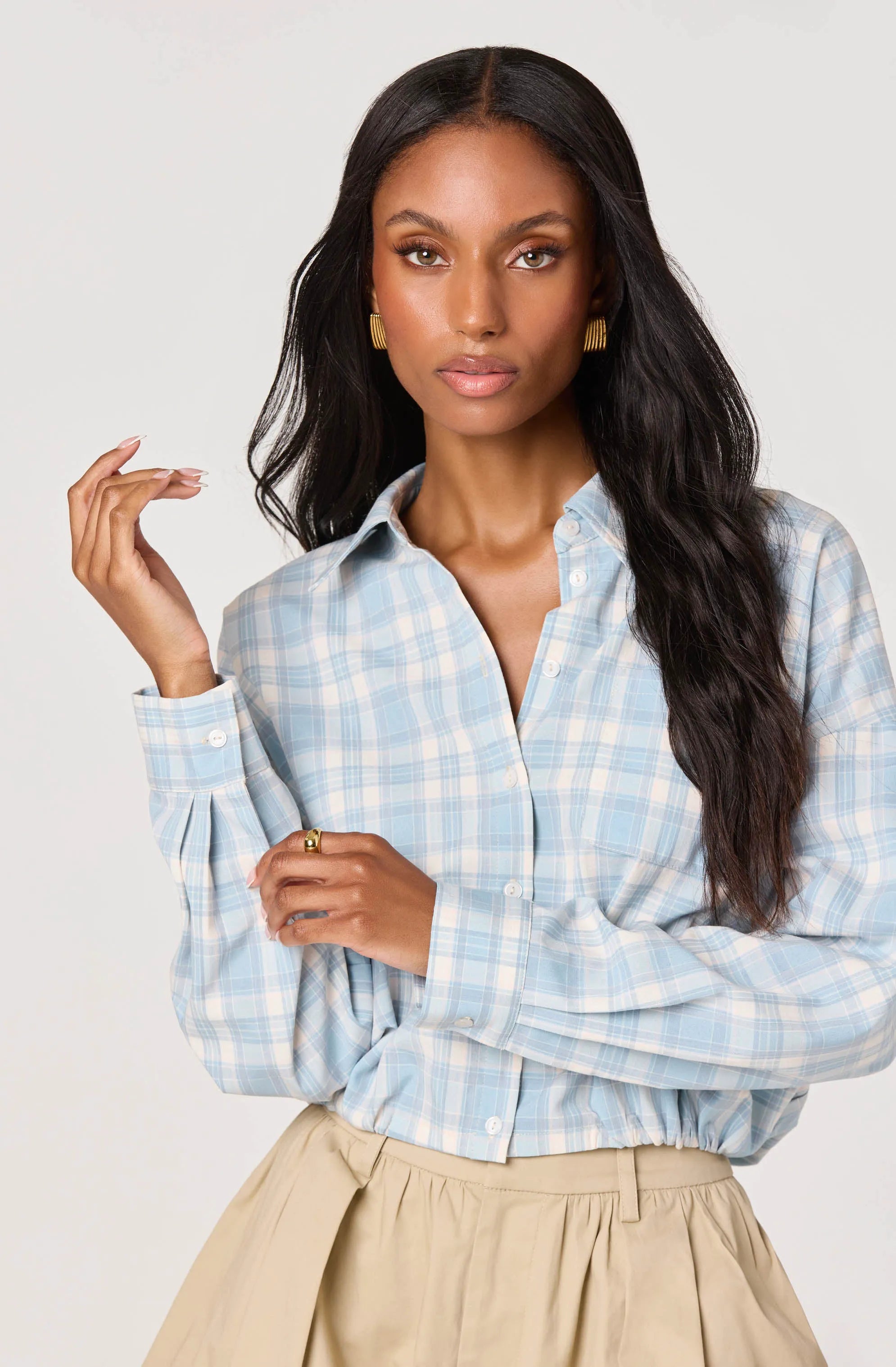 Blue plaid