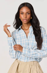 Blue plaid