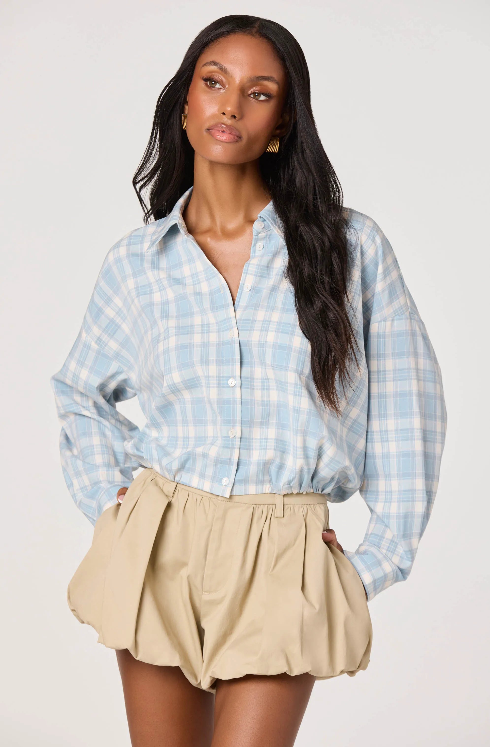 Blue plaid