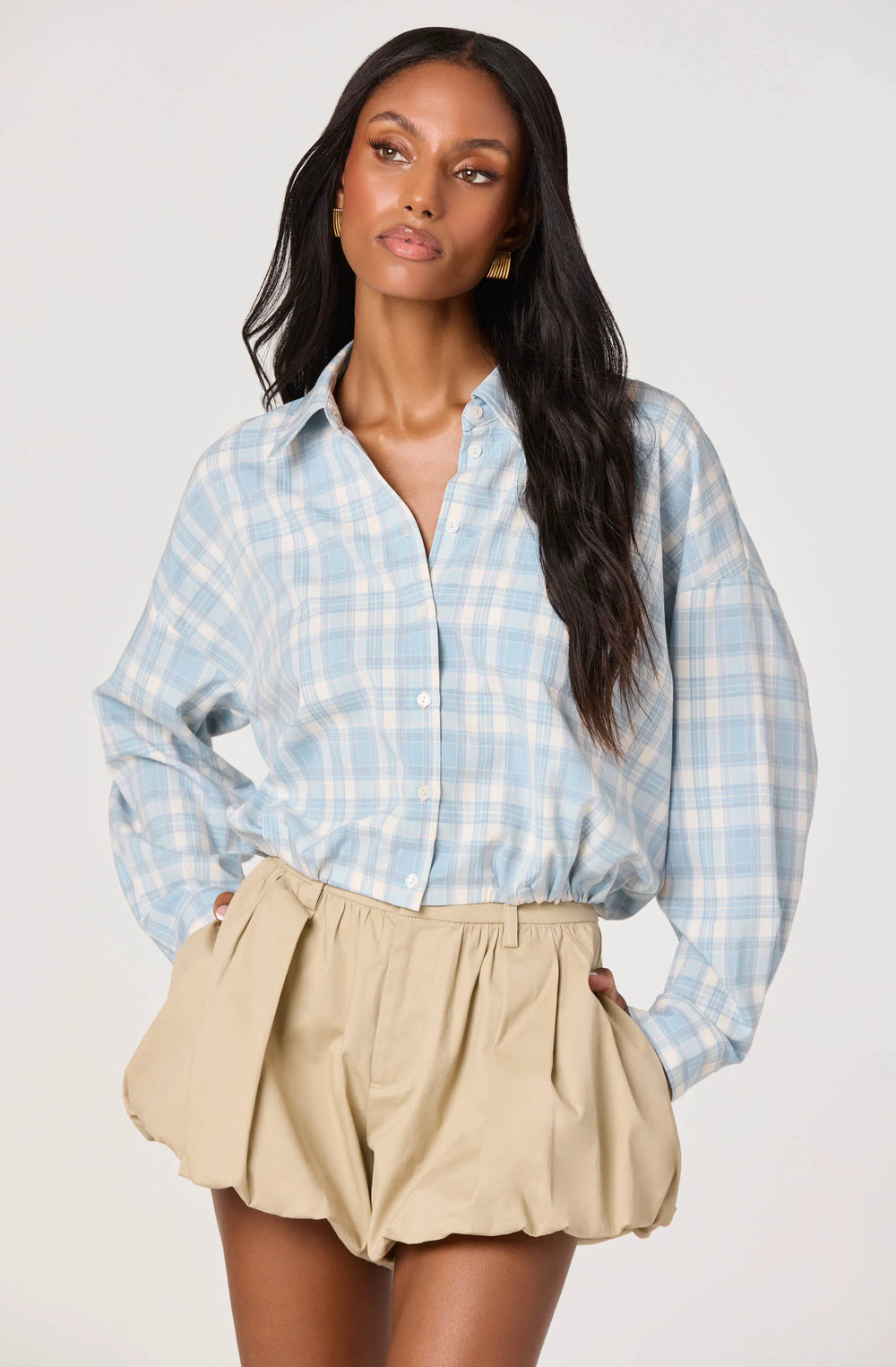Blue plaid