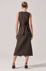 Brown plaid