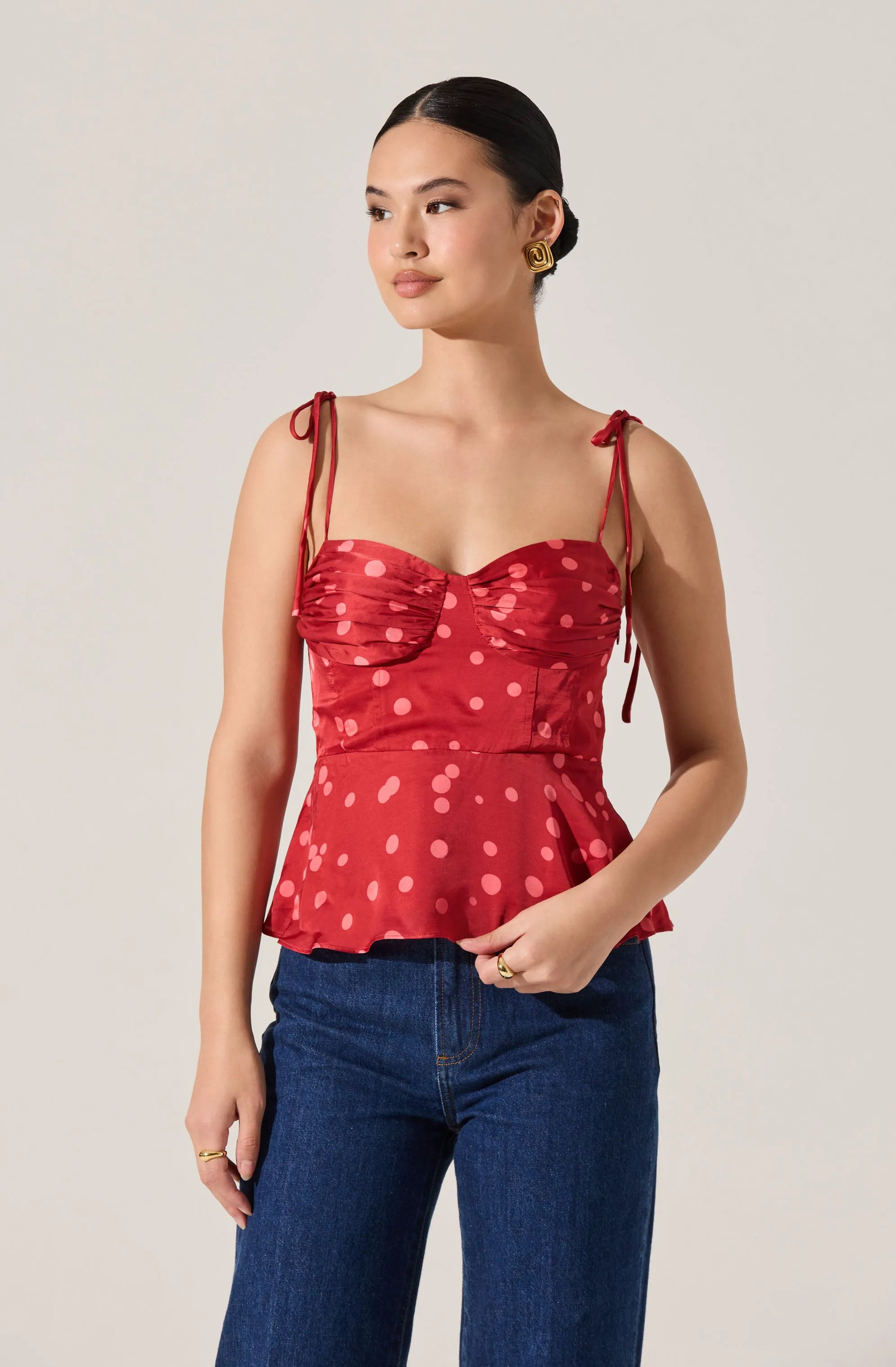 Red polka dot