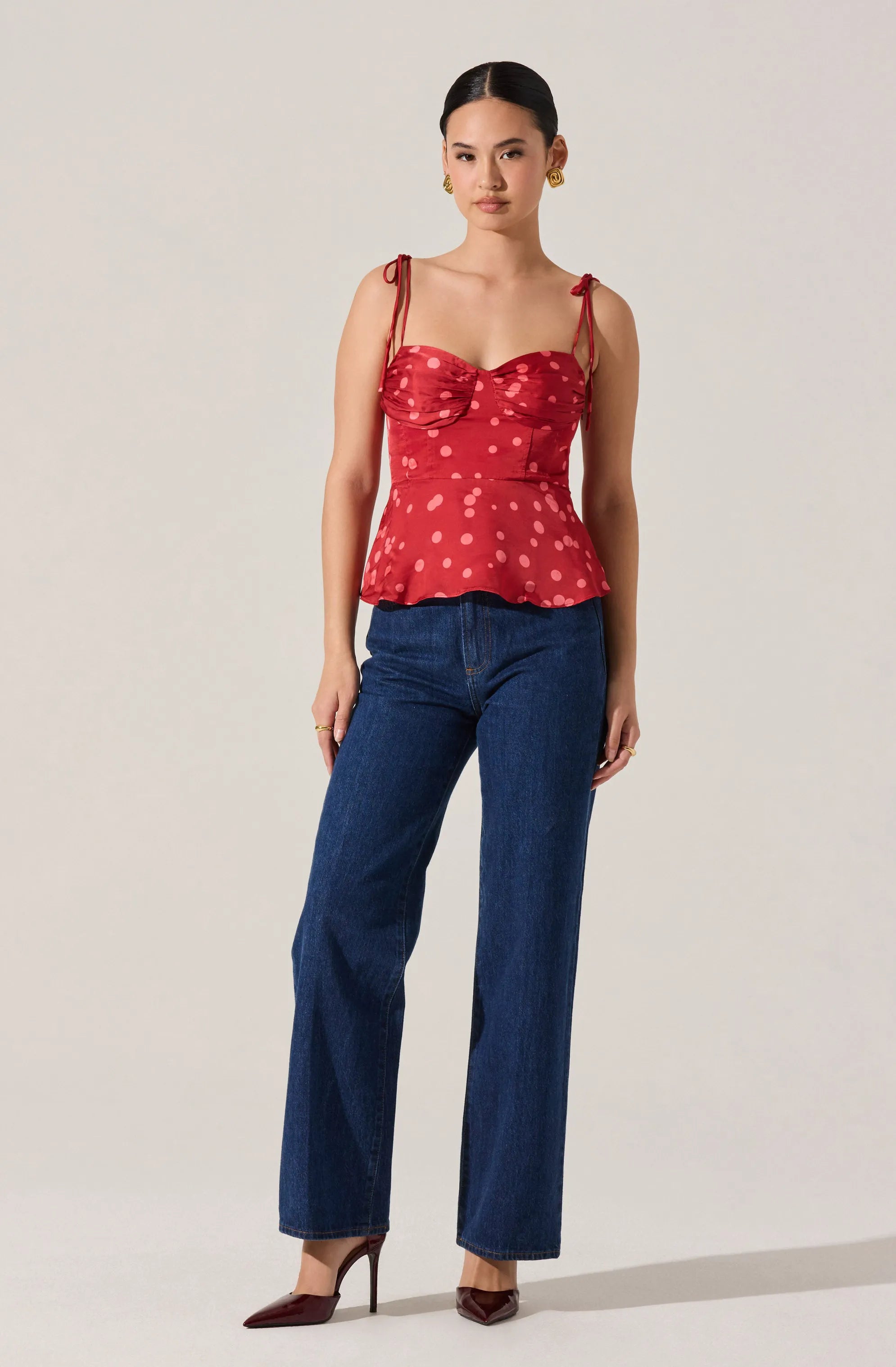 Red polka dot