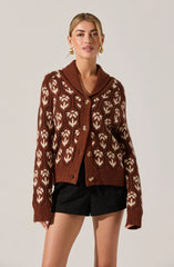 Brown floral