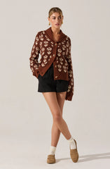 Brown floral