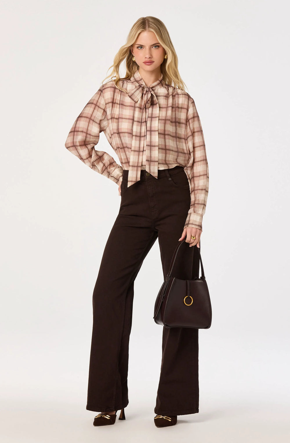 Brown plaid
