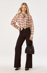 Brown plaid