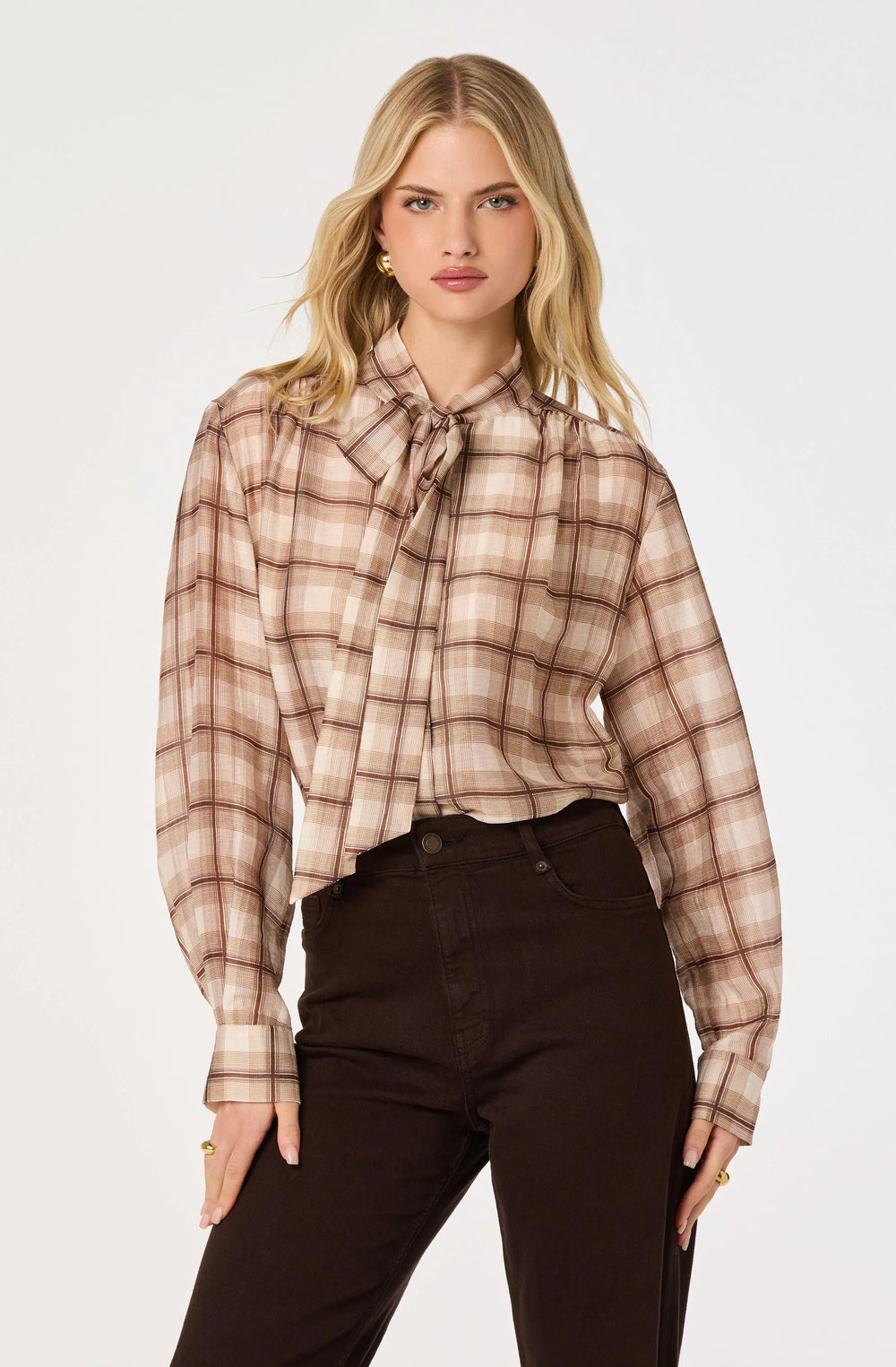 Brown plaid