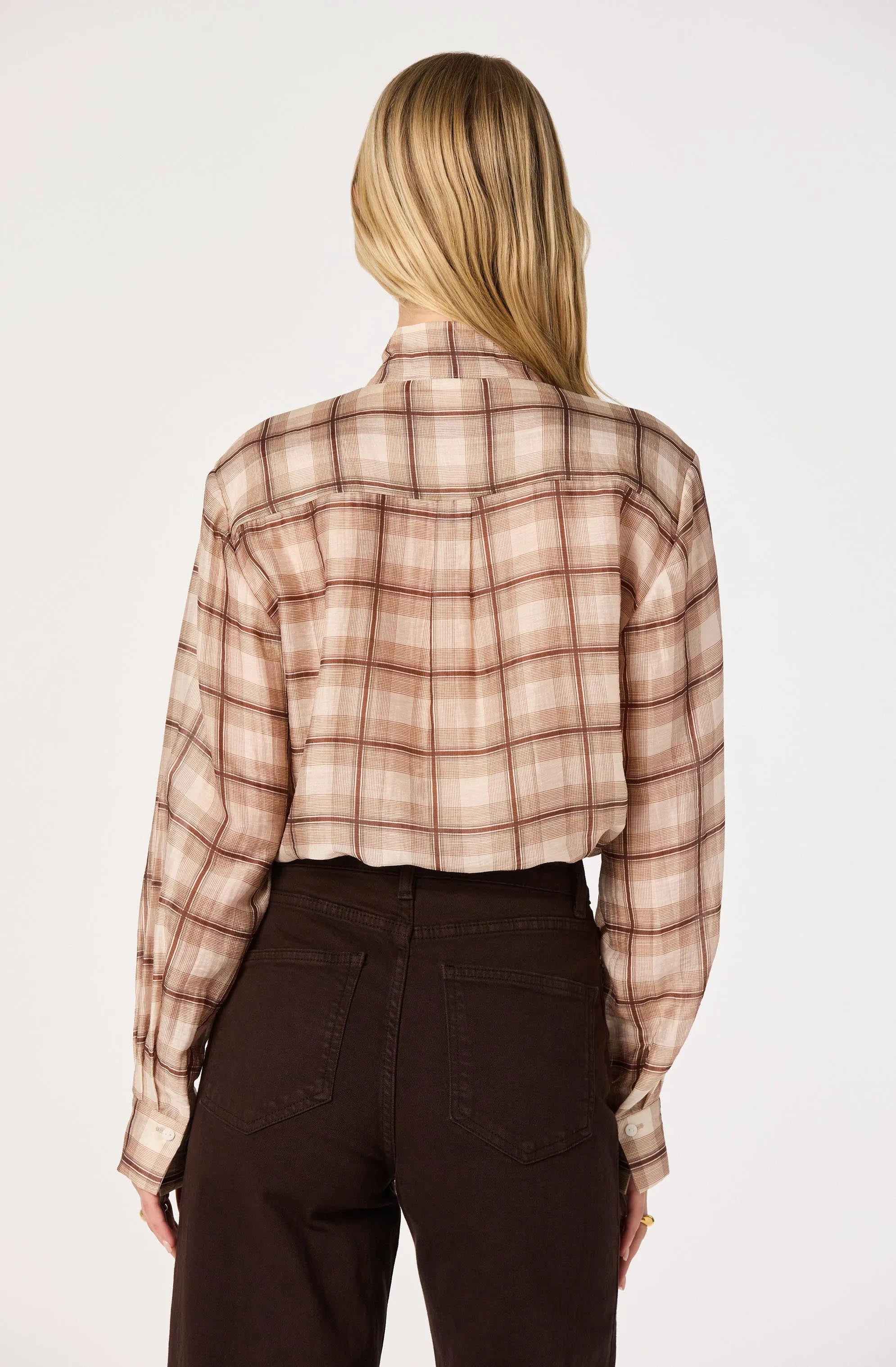 Brown plaid