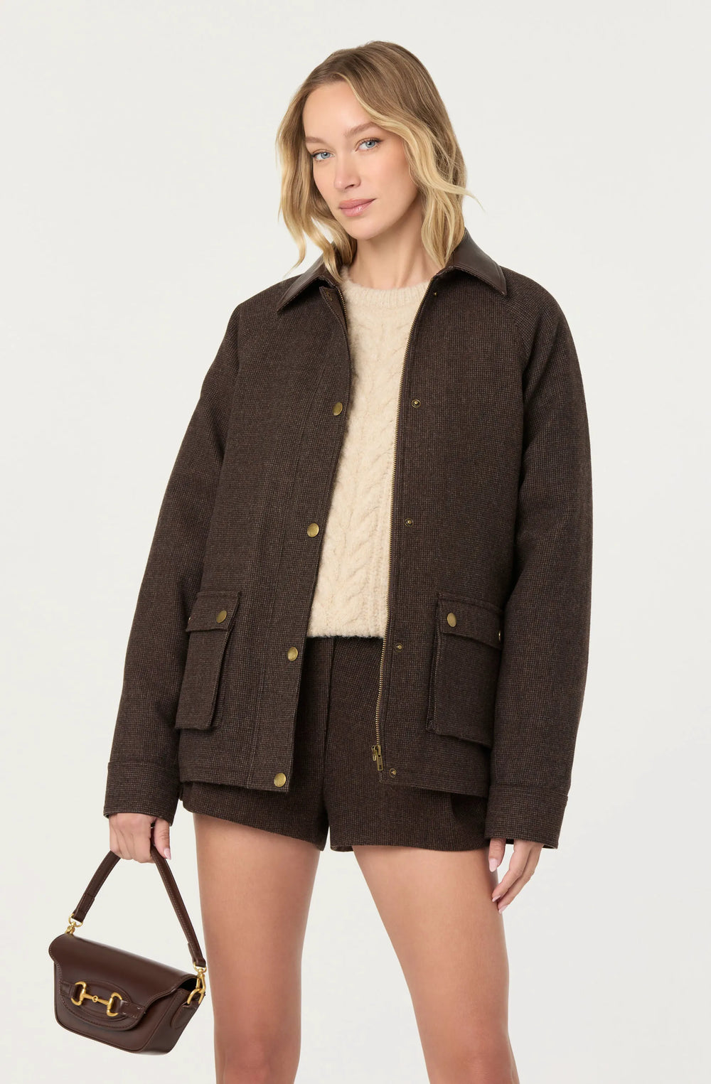 Brown plaid