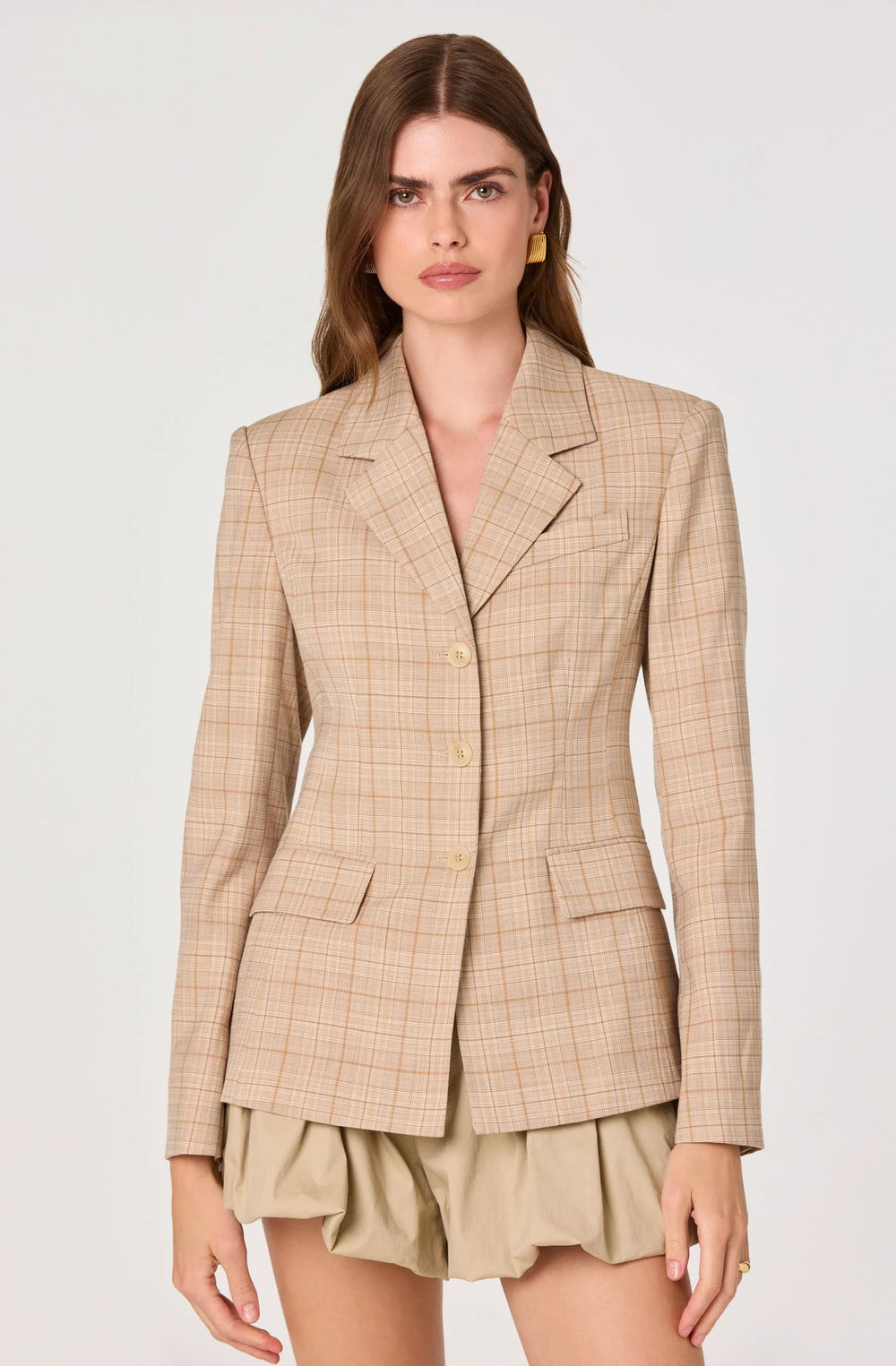 Tan plaid