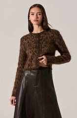 Brown cheetah print