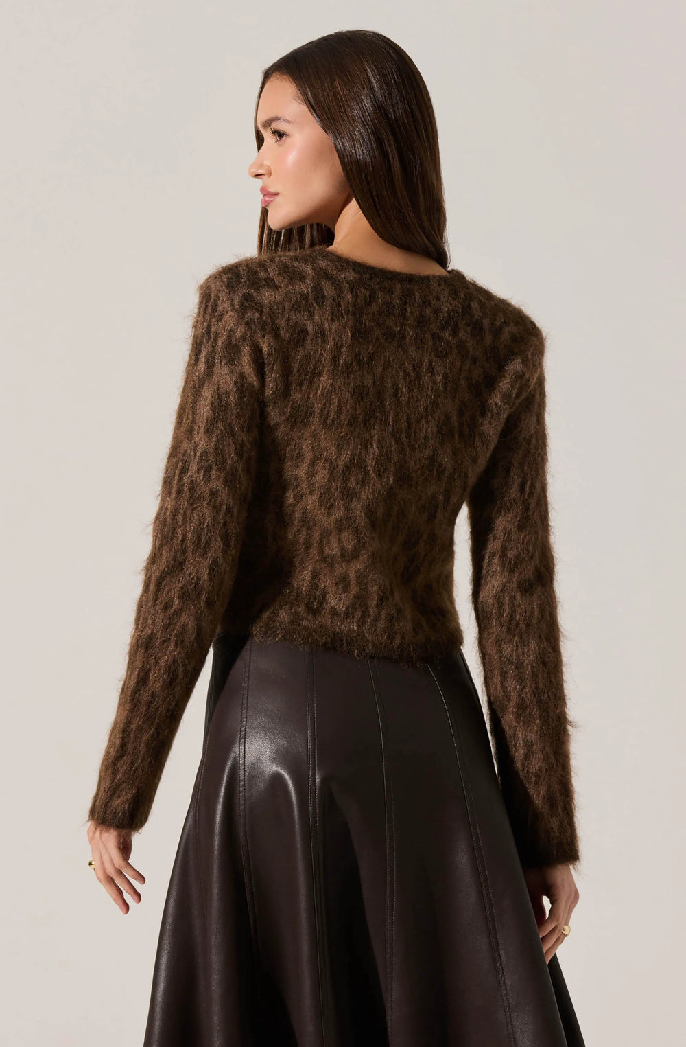 Brown cheetah print